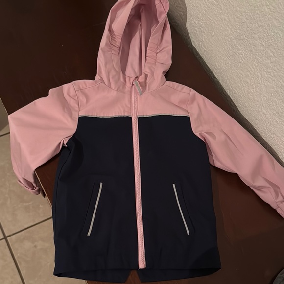 Swiss Tech Pink and Navy Hooded Jacket - Picture 1 of 2
